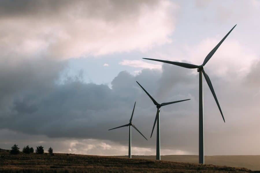 wind turbines