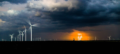 lightning strikes on wind turbines
