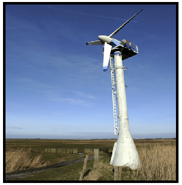 installation location of a wind turbine 