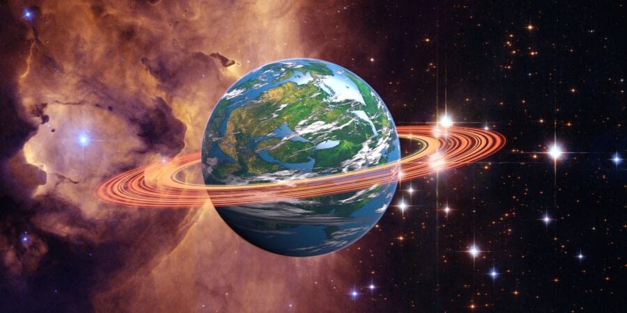 planet, moon, space