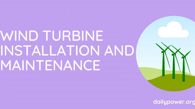 maintaining a home wind turbine