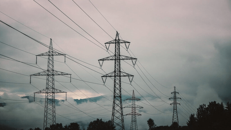 high voltage power lines